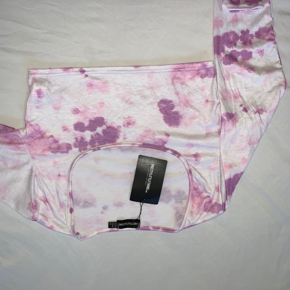 Trendy long sleeve crop top - Picture 3 of 5